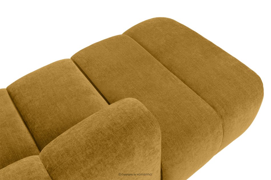 FLAVA Modulares Ecksofa Curve im Retro-Modern-Stil links honigfarben Honigfarben - Foto 9