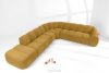 FLAVA Modulares Ecksofa Curve im Retro-Modern-Stil links honigfarben Honigfarben - Foto 2