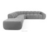 FLAVA Modulares Ecksofa Curve im Retro-Modern-Stil links hellgrau Hellgrau - Foto 1
