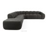 FLAVA Modulares Ecksofa Curve im Retro-Modern-Stil links graphit Graphit - Foto 1
