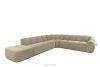 FLAVA Modulares Ecksofa Curve im Retro-Modern-Stil links sandfarben Sandfarben - Foto 3
