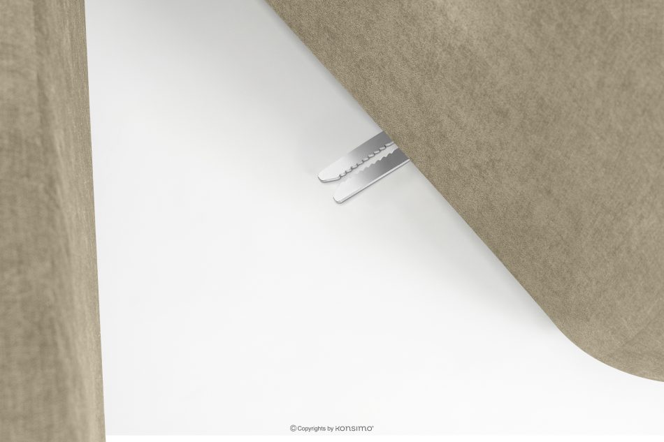 FLAVA Modulares Ecksofa Curve im Retro-Modern-Stil links sandfarben Sandfarben - Foto 8