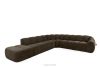 FLAVA Modulares Ecksofa Curve im Retro-Modern-Stil links braun Braun - Foto 3