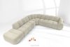 FLAVA Modulares Ecksofa Curve im Retro-Modern-Stil links ecru Ecru - Foto 2