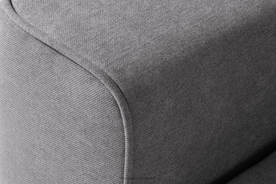 LIGULA Modernes ausziehbares Schlafsofa aus Chenille-Stoff in Hellgrau hellgrau - Foto 10