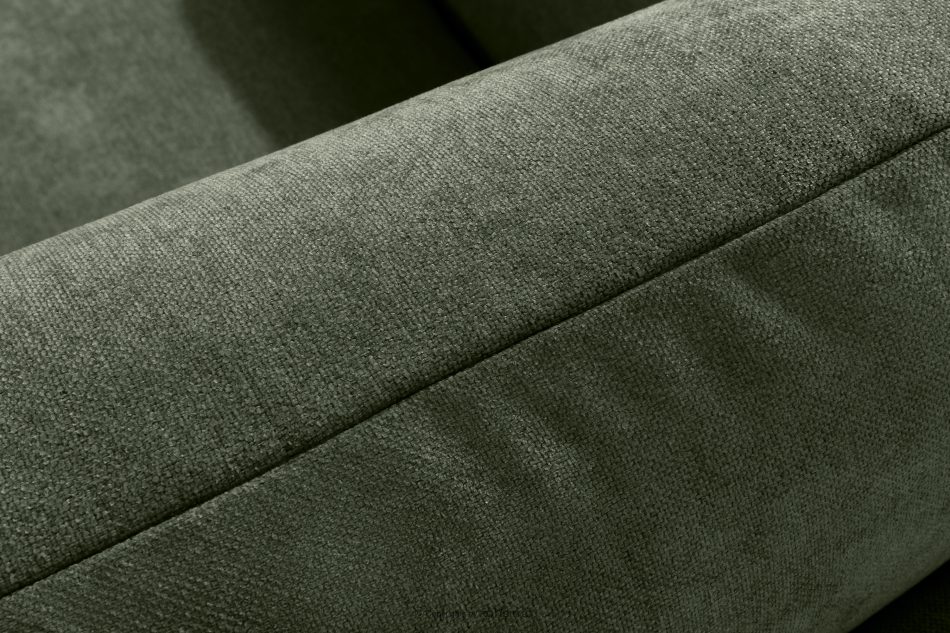 LIGULA Modernes ausziehbares Schlafsofa aus Chenille-Stoff in Dunkelgrün dunkelgrün - Foto 7