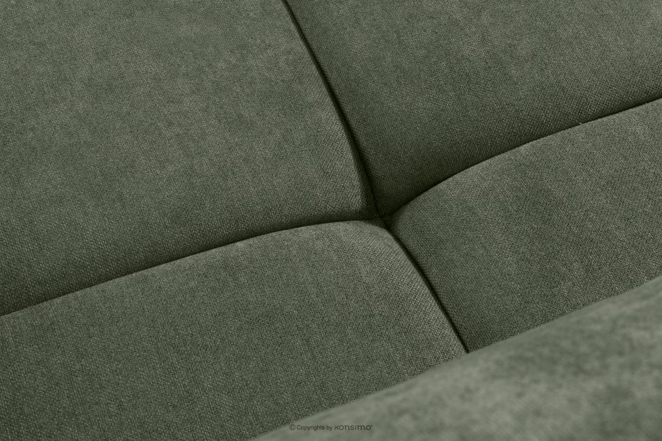 LIGULA Modernes ausziehbares Schlafsofa aus Chenille-Stoff in Dunkelgrün dunkelgrün - Foto 9