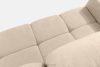 LIGULA Modernes ausziehbares Schlafsofa aus Chenille-Stoff in Hellbeige hellbeige - Foto 6