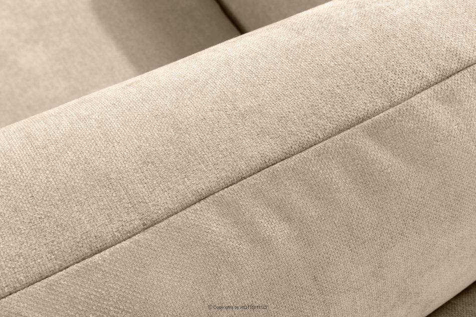 LIGULA Modernes ausziehbares Schlafsofa aus Chenille-Stoff in Hellbeige hellbeige - Foto 7