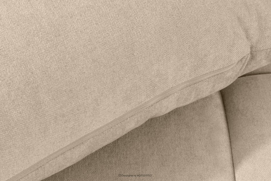 LIGULA Modernes ausziehbares Schlafsofa aus Chenille-Stoff in Hellbeige hellbeige - Foto 8