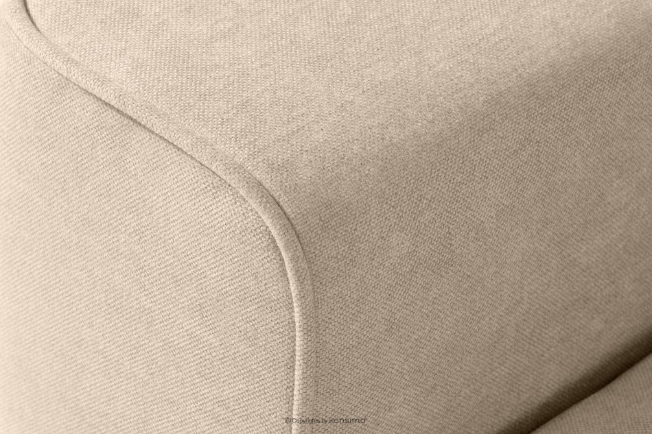 LIGULA Modernes ausziehbares Schlafsofa aus Chenille-Stoff in Hellbeige hellbeige - Foto 10