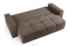 LIGULA Modernes ausziehbares Schlafsofa aus Chenille-Stoff in Braun braun - Foto 5