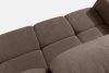 LIGULA Modernes ausziehbares Schlafsofa aus Chenille-Stoff in Braun braun - Foto 6