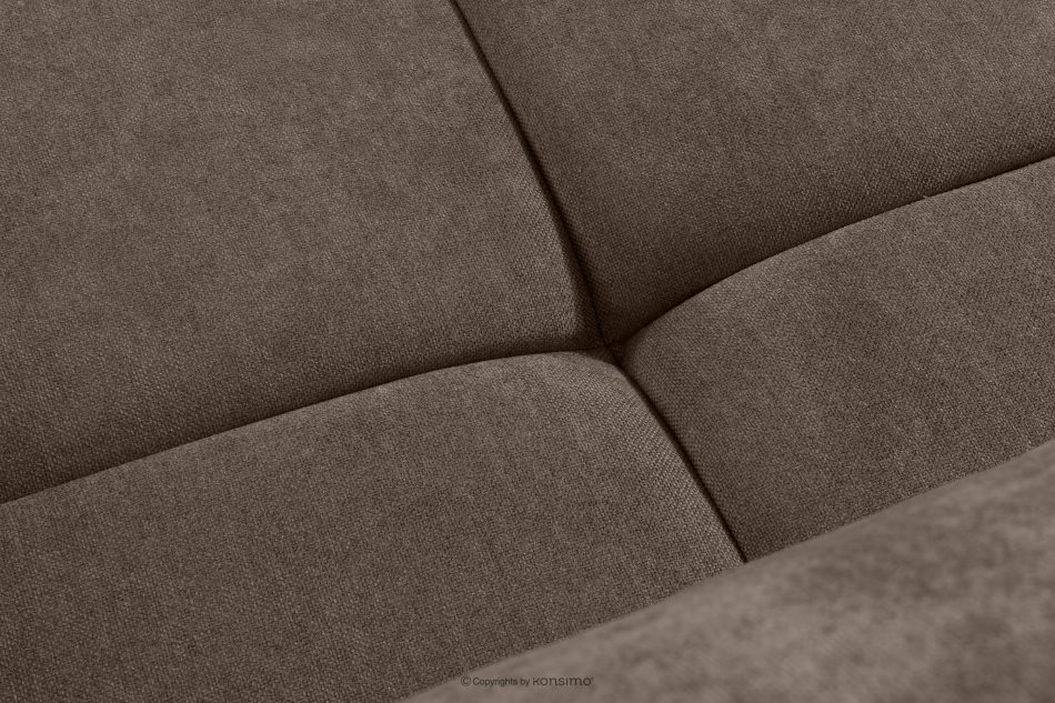 LIGULA Modernes ausziehbares Schlafsofa aus Chenille-Stoff in Braun braun - Foto 9