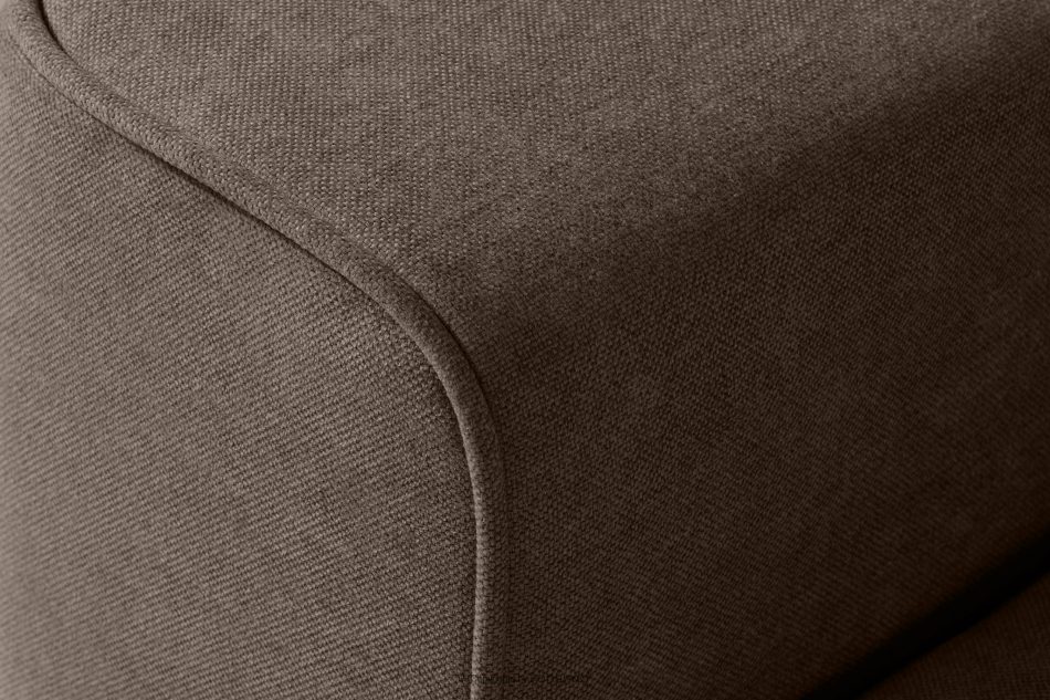 LIGULA Modernes ausziehbares Schlafsofa aus Chenille-Stoff in Braun braun - Foto 10