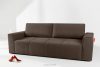 LIGULA Modernes ausziehbares Schlafsofa aus Chenille-Stoff in Braun braun - Foto 15