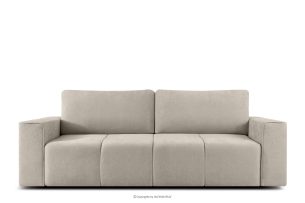 LIGULA, https://konsimo.de/kollektion/ligula/ Modernes ausziehbares Schlafsofa aus Chenille-Stoff in Graubeige graubeige - Foto