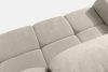 LIGULA Modernes ausziehbares Schlafsofa aus Chenille-Stoff in Graubeige graubeige - Foto 6