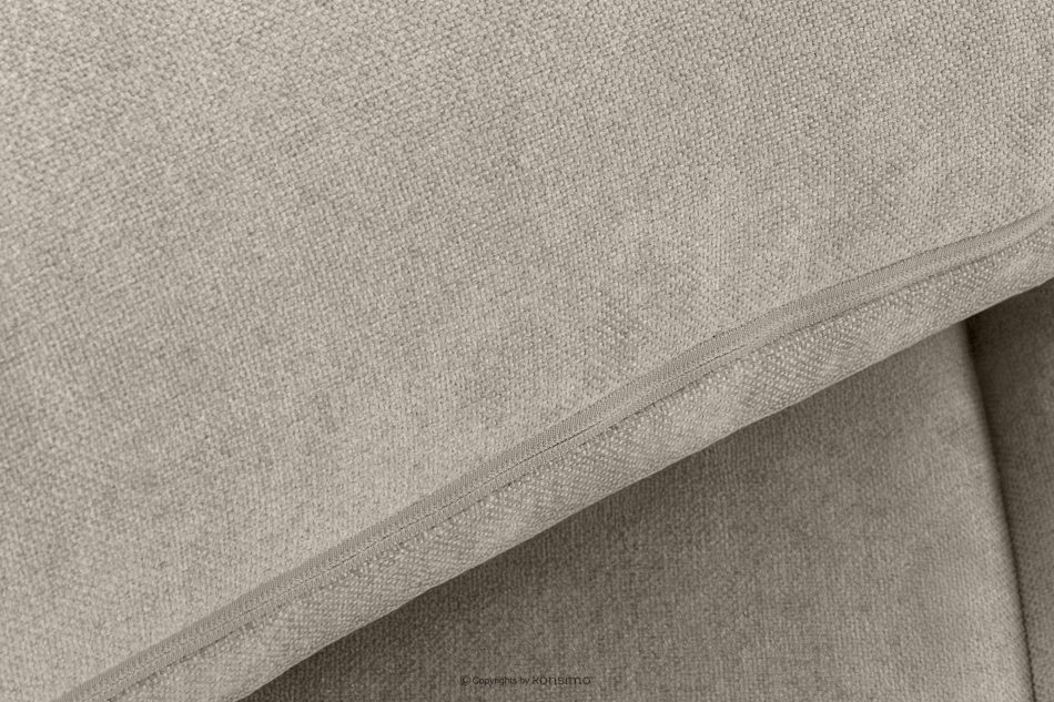 LIGULA Modernes ausziehbares Schlafsofa aus Chenille-Stoff in Graubeige graubeige - Foto 8