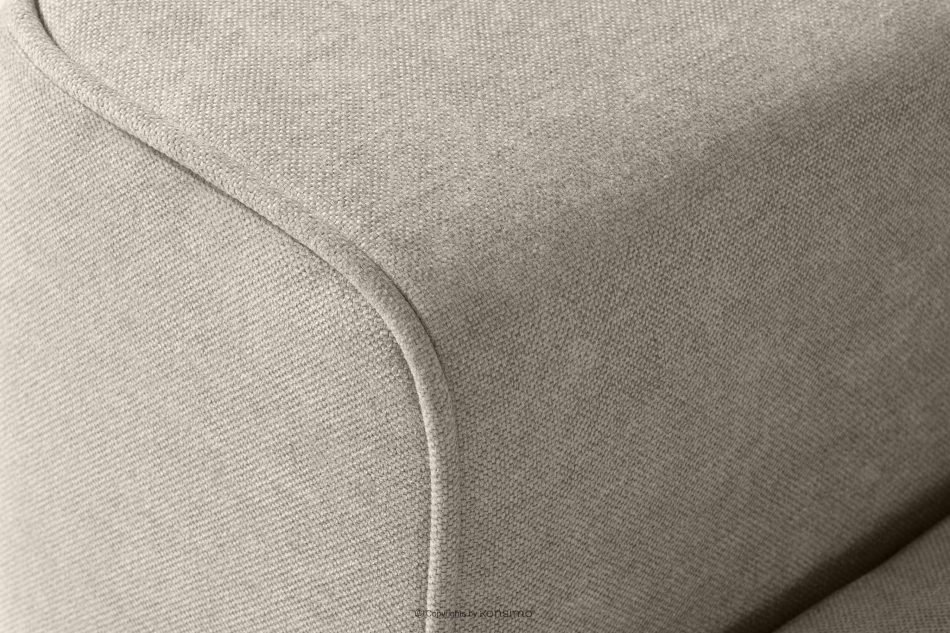 LIGULA Modernes ausziehbares Schlafsofa aus Chenille-Stoff in Graubeige graubeige - Foto 10