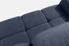 LIGULA Modernes ausziehbares Schlafsofa aus Chenille-Stoff in Marineblau dunkelblau - Foto 6