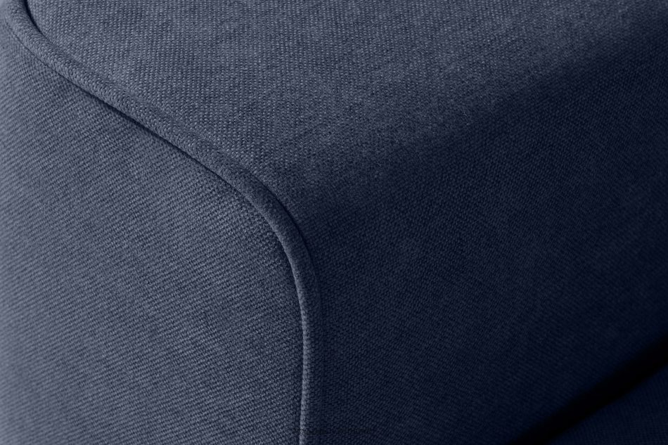 LIGULA Modernes ausziehbares Schlafsofa aus Chenille-Stoff in Marineblau dunkelblau - Foto 10