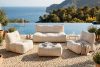 LOVIA Bequemes Gartensofa aus gewebtem Outdoor-Stoff rot/weiß rot/weiß - Foto 21