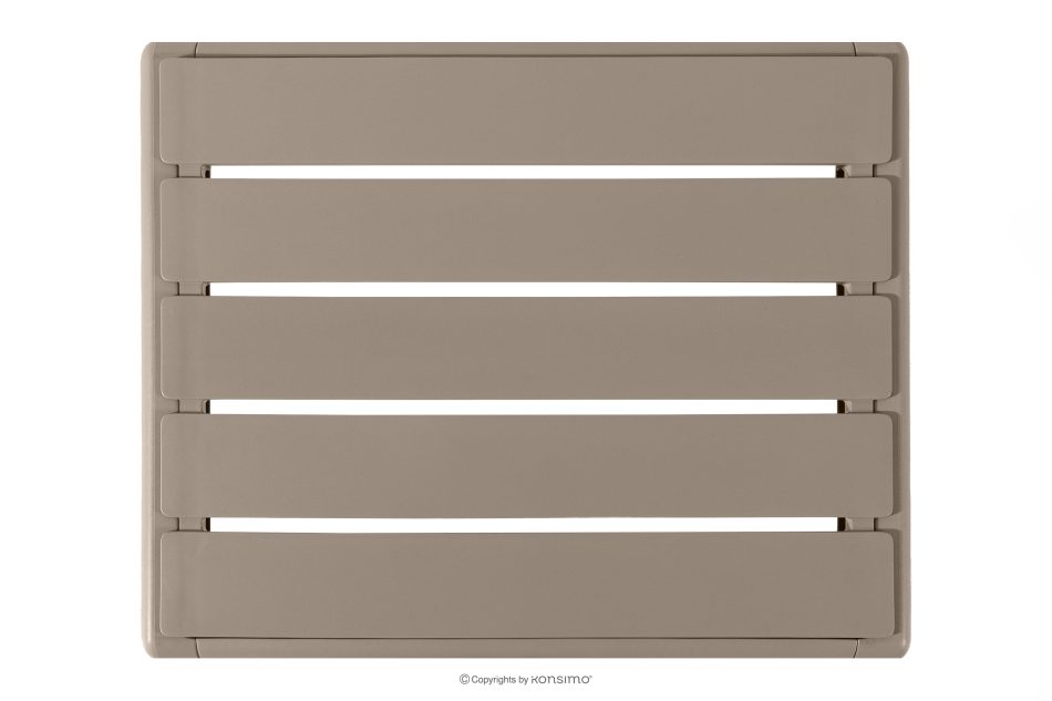 MITTU Gartenmöbel-Set aus Polypropylen 2 Stühle, Couchtisch in Beige/Braun beige/braun - Foto 16