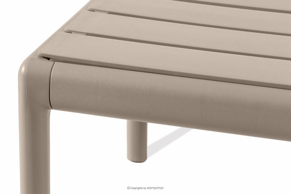 MITTU Gartenmöbel-Set aus Polypropylen 2 Stühle, Couchtisch in Beige/Braun beige/braun - Foto 18