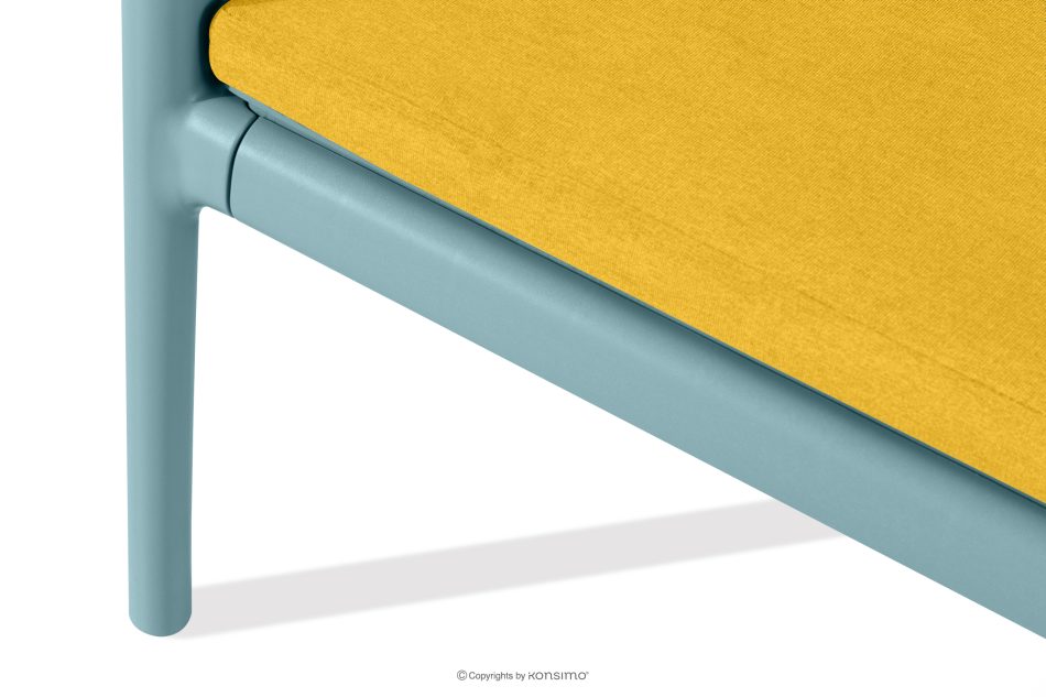 MITTU Terrassenmöbel-Set aus Polypropylen 2 Stühle, Couchtisch in Mint/Gelb mint/gelb - Foto 12