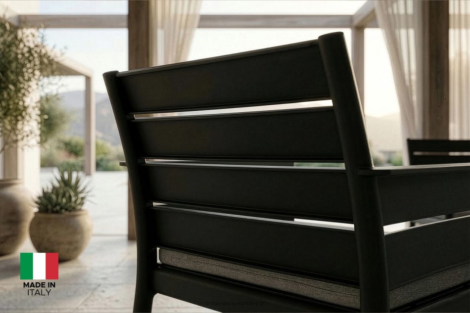 MITTU Gartenmöbel-Set aus Polypropylen Sofa, 2 Stühle, Couchtisch in Anthrazit/Grau anthrazit/grau - Foto 28