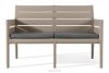 MITTU Gartenmöbel-Set aus Polypropylen Sofa, 2 Stühle, Couchtisch in Beige/Braun beige/braun - Foto 4