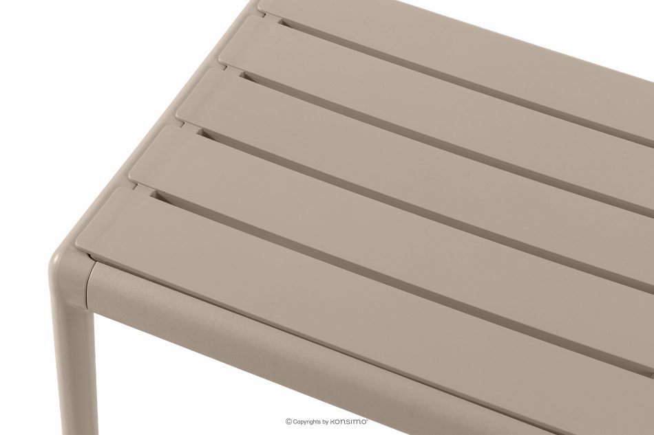 MITTU Gartenmöbel-Set aus Polypropylen Sofa, 2 Stühle, Couchtisch in Beige/Braun beige/braun - Foto 20