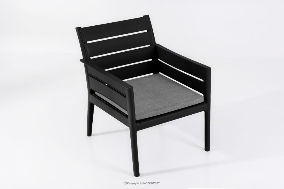 MITTU Gartenmöbel-Set aus Polypropylen 2x Sofa, 2x Stuhl, Couchtisch anthrazit/grau anthrazit/grau - Foto 26