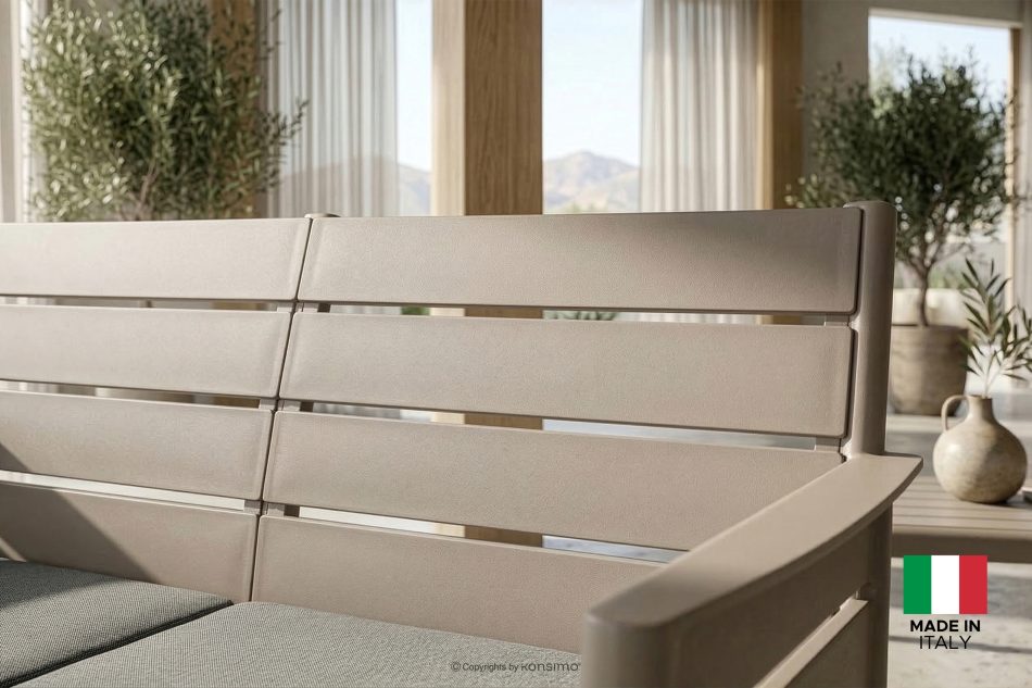 MITTU Gartenmöbel-Set aus Polypropylen 2x Sofa, 2x Stuhl, Couchtisch in Beige/Braun beige/braun - Foto 31