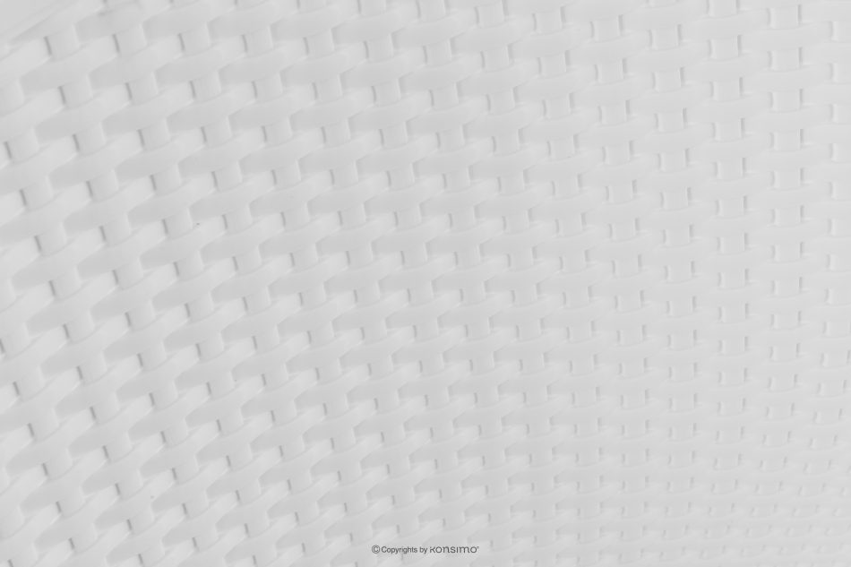 RANTU Gartenstuhl mit Armlehnen aus Polypropylen 2 tlg. weiß weiß - Foto 7