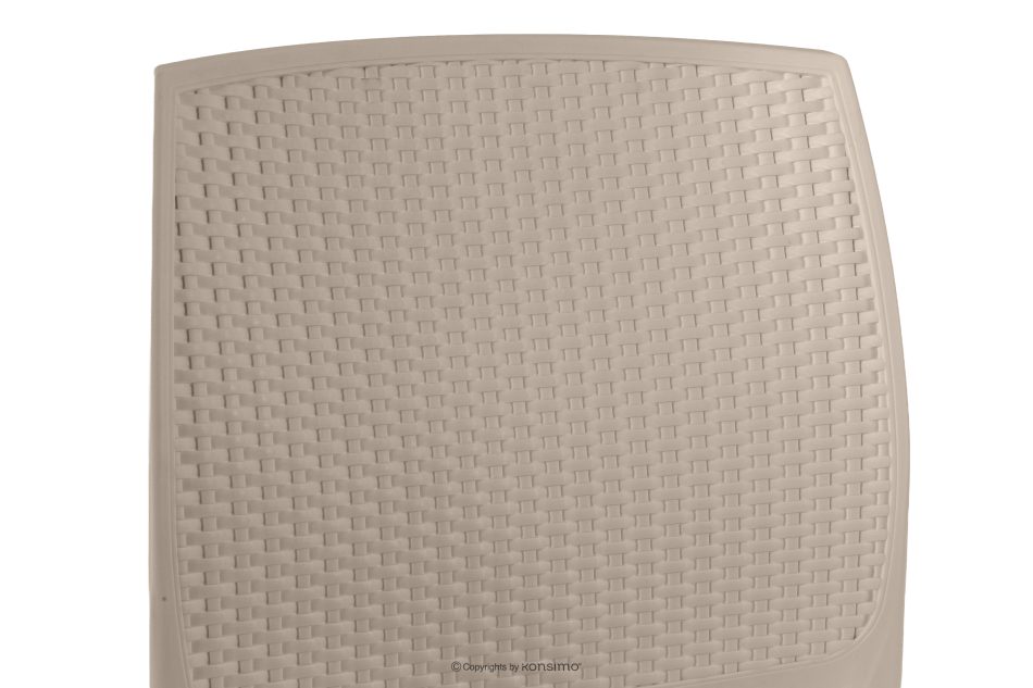 RANTU Gartenstuhl aus Polypropylen 4 tlg. beige beige - Foto 9