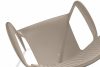 RANTU Gartenstuhl mit Armlehnen aus Polypropylen 4 tlg. beige beige - Foto 7