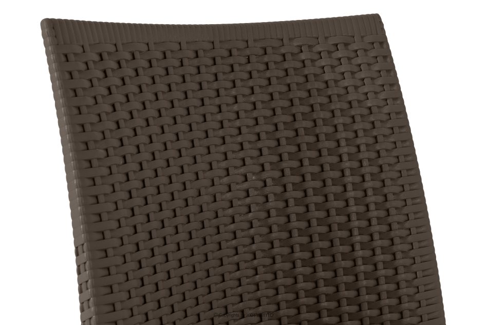 ETULI Moderner Gartenstuhl mit Armlehnen aus Polypropylen 2 tlg. braun braun - Foto 9