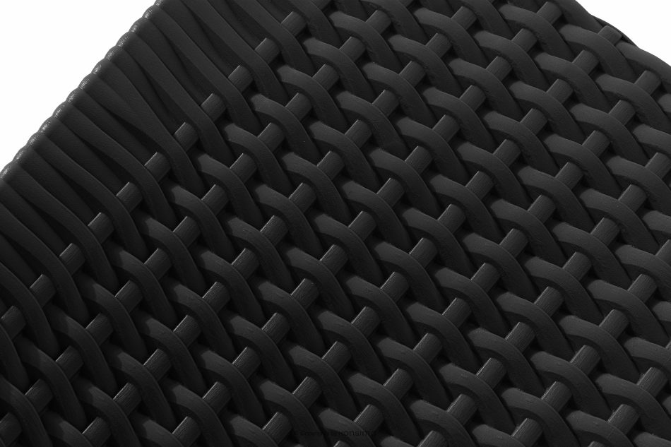 ETULI Moderner Gartenstuhl aus Polypropylen 4 tlg. anthrazit anthrazit - Foto 8