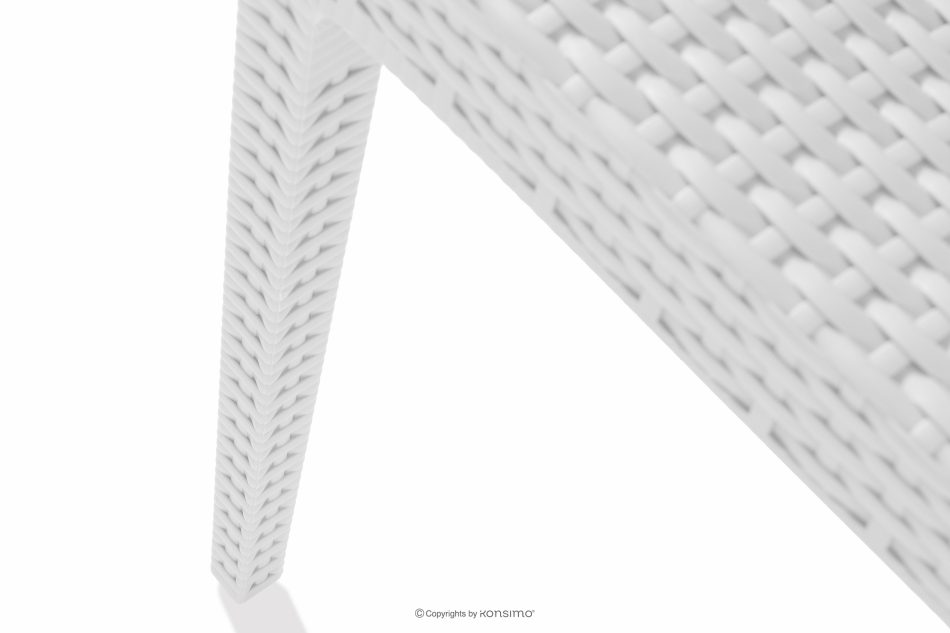 ETULI Moderner Gartenstuhl aus Polypropylen 4 tlg. weiß weiß - Foto 13