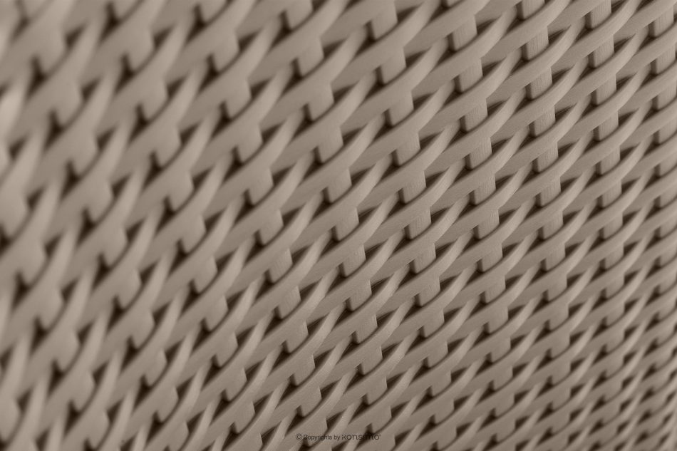 ETULI Moderner Gartenstuhl aus Polypropylen 4 tlg. beige beige - Foto 7