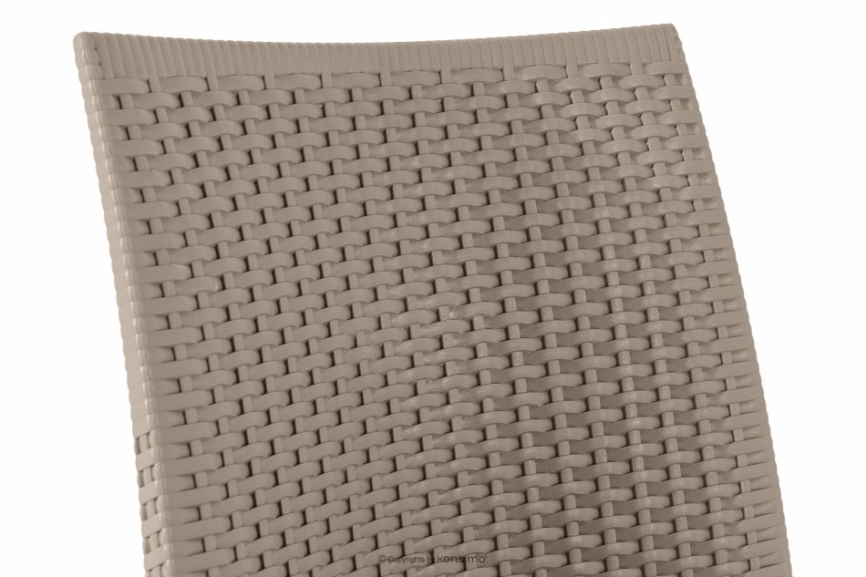 ETULI Moderner Gartenstuhl aus Polypropylen 4 tlg. beige beige - Foto 9