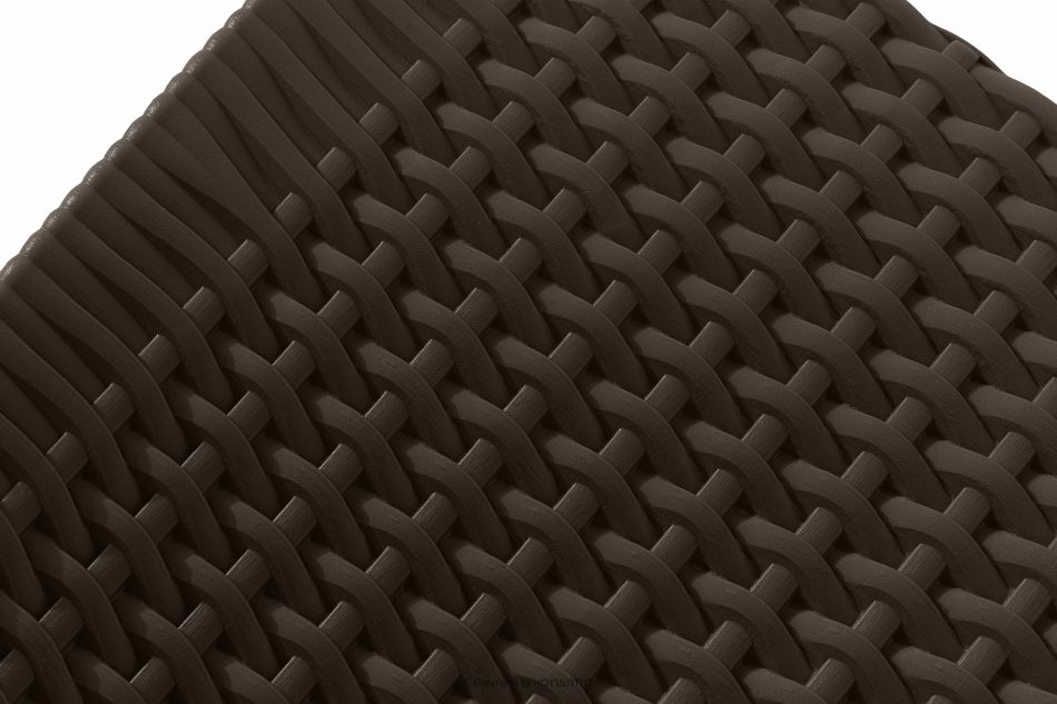 ETULI Moderner Gartenstuhl aus Polypropylen 4 tlg. braun braun - Foto 8