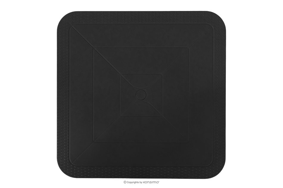 LEOPSI Gartentisch aus Polypropylen 80 x 80 anthrazit anthrazit - Foto 3