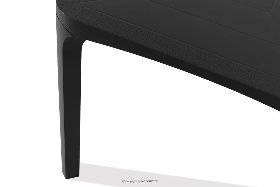 LEOPSI Gartentisch aus Polypropylen 80 x 80 anthrazit anthrazit - Foto 6