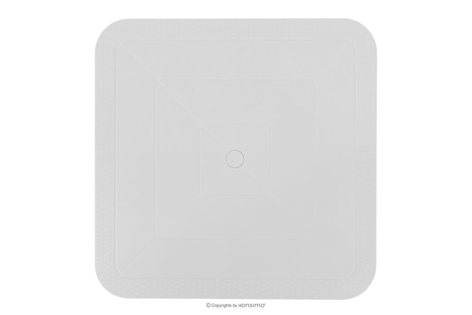 LEOPSI Gartentisch aus Polypropylen 80 x 80 weiß weiß - Foto 3