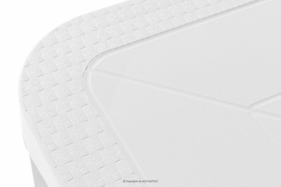 LEOPSI Gartentisch aus Polypropylen 80 x 80 weiß weiß - Foto 7