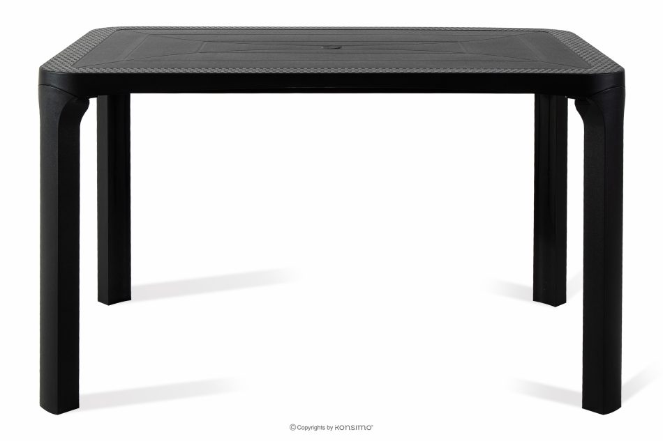 LEOPSI Gartentisch aus Polypropylen 120 x 80 anthrazit anthrazit - Foto 0