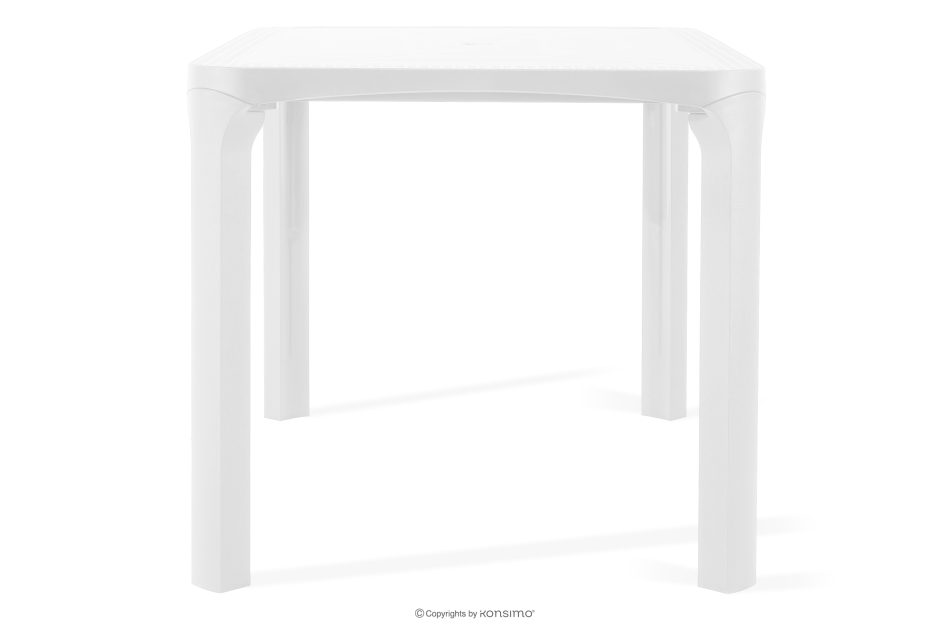LEOPSI Gartentisch aus Polypropylen 120 x 80 weiß weiß - Foto 3